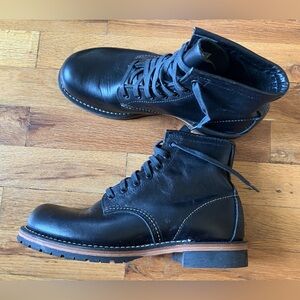Red Wing 9014 Beckman Black Leather Boots M5 W6.5 W37 D